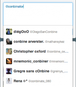 Search for Twitter handles should have typo tolerance.