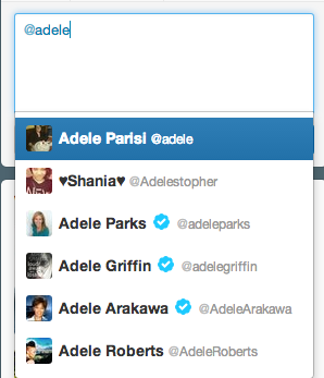 Search for Twitter handles that start with @official is broken.