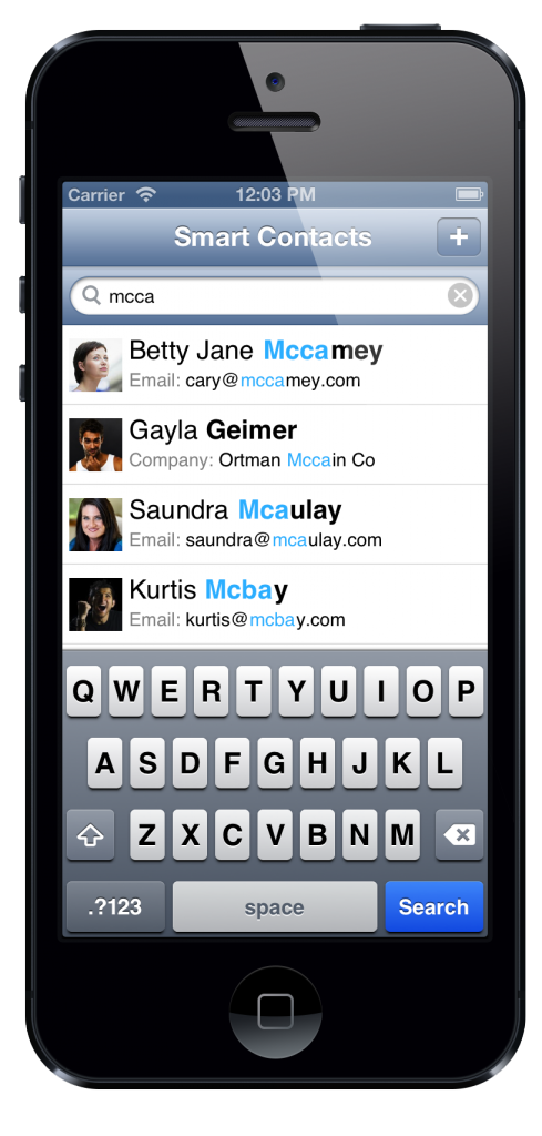 Smart Contacts Screenshot