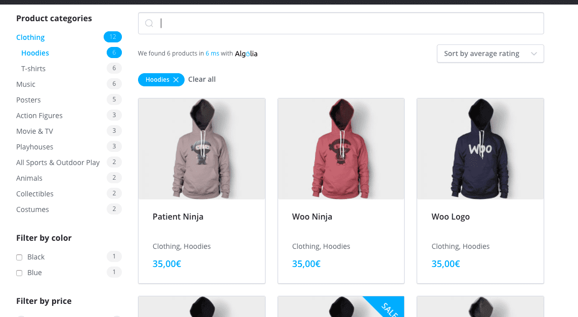Search UI